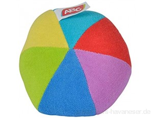 Simba 104011720 - ABC Plüsch Ball 6-farbiger Ball aus Plüsch 12cm ab den ersten Lebensmonaten geeignet
